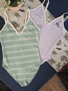 PINK Victoria's Secret V‑Neck Bodysuit Bundle